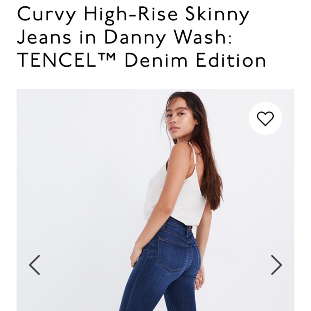 Madewell: Curvy Petite High Rise Skinny Jeans